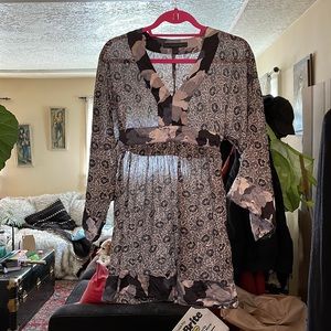 Beautiful silk mini dress, girls XS